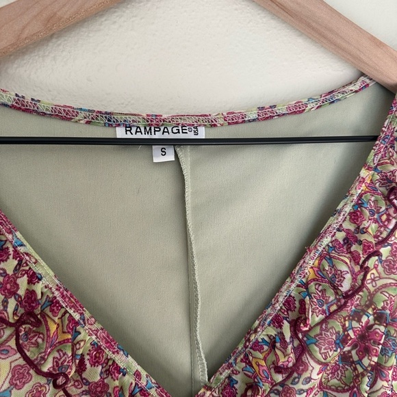 RAMPAGE Floral Y2K Sleeveless Dress - Picture 2 of 5